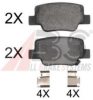 A.B.S. 37735 OE Brake Pad Set, disc brake